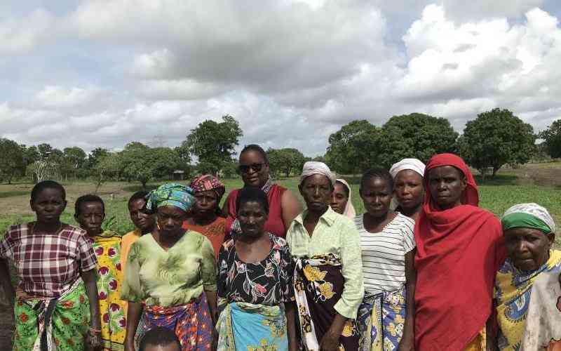 Some of the members of Mere widows in Malindi, Kilifi County