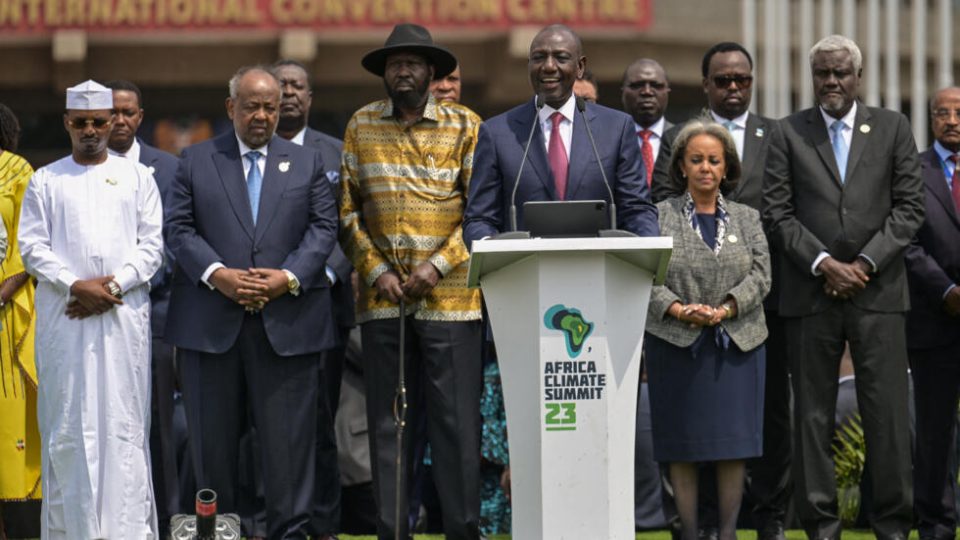 World leaders gathered in Nairobi for the inaugural Africa Climate Summit have pledged their support to position the continent at the centre of the fight against climate change, urging greater consideration for Africa’s priorities and endowments.
